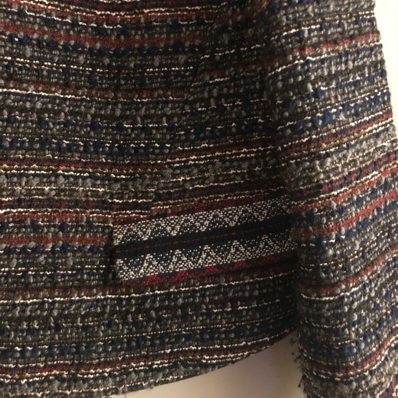 LOFT multicolor tweed blazer - Picture 3 of 4